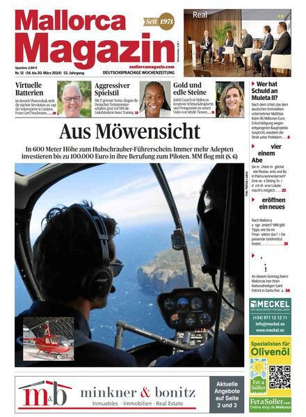 Mallorca Magazin – 14 Marz 2024 Cover