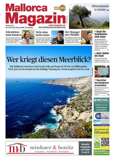 Mallorca Magazin – 22 Februar 2024 Cover