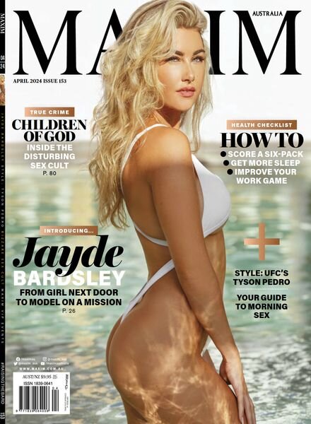 Maxim Australia – April 2024 Cover