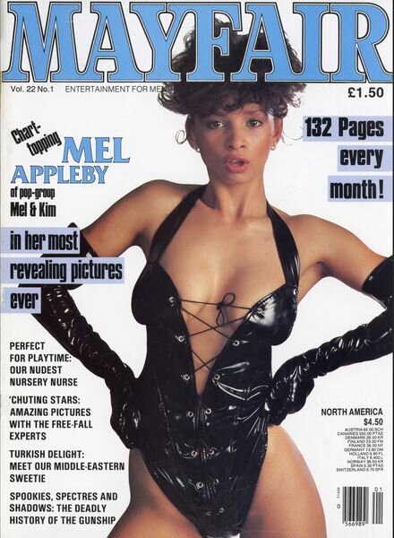 Mayfair – Volume 22 N 1 1987 Cover