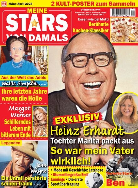 Meine Stars von Damals – Marz-April 2024 Cover
