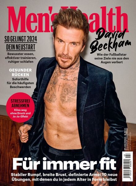 Men’s Health Germany – Januar-Februar 2024 Cover
