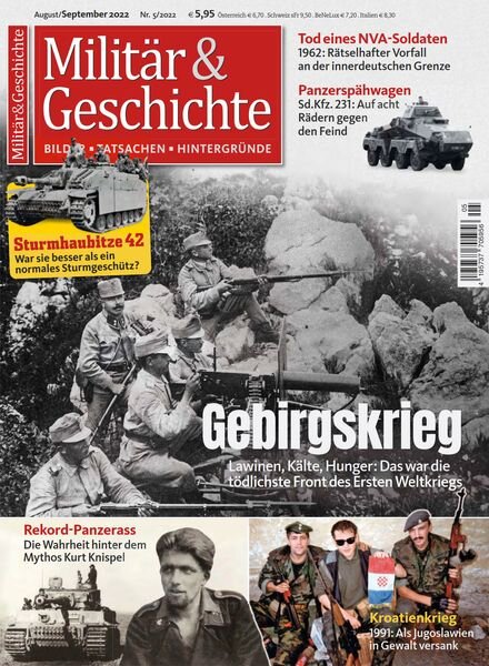 Militar & Geschichte – August-September 2022 Cover