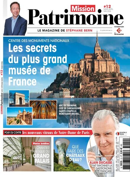 Mission Patrimoine – Mars-Avril-Mai 2024 Cover