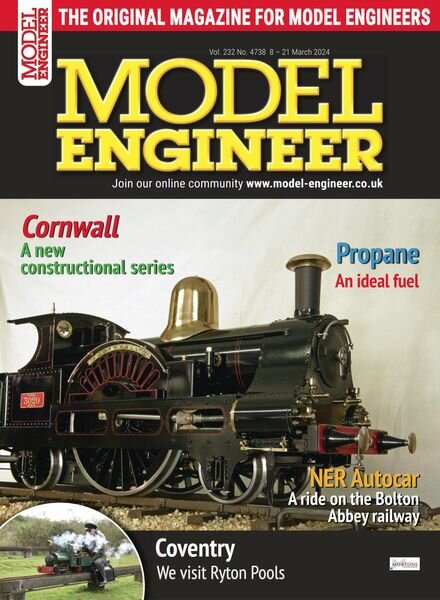 Model Engineer – Issue 4738 – 8 March 2024 Cover