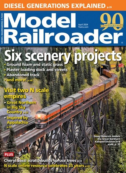 Model Railroader – April 2024 Cover