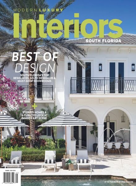 Modern Luxury Interiors – South Florida – Vol 1 2024 Cover