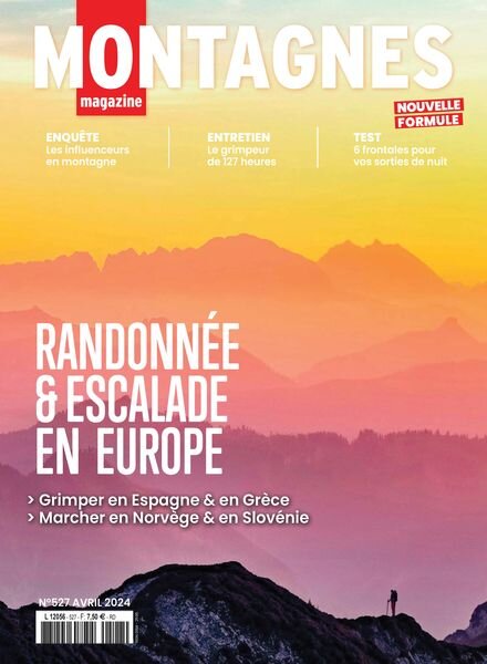 Montagnes Magazine – Avril 2024 Cover