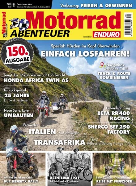 Motorrad Abenteuer – April-Mai 2024 Cover