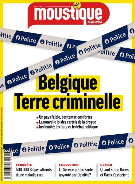 Moustique Magazine – 28 Fevrier 2024 Cover