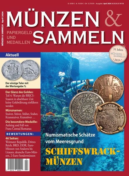 Munzen & Sammeln – April 2024 Cover