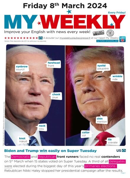 My Weekly fr – 8 Mars 2024 Cover