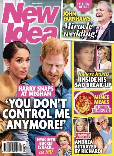 New Idea – Issue 8 – March 4 2024 Cover