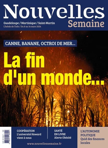 Nouvelles Semaine – 8 Mars 2024 Cover