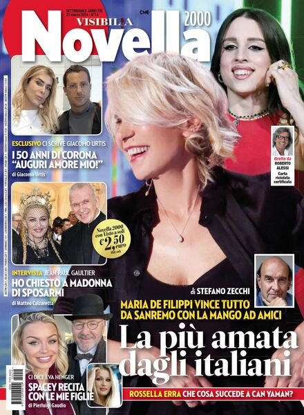 Novella 2000 – 21 Marzo 2024 Cover