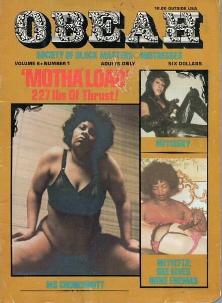 Obeah Black Masters – Volume 6 Number 1 Cover