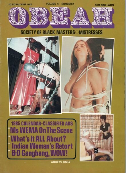 Obeah Black Masters – Volume 6 Number 2 1984-85 Cover