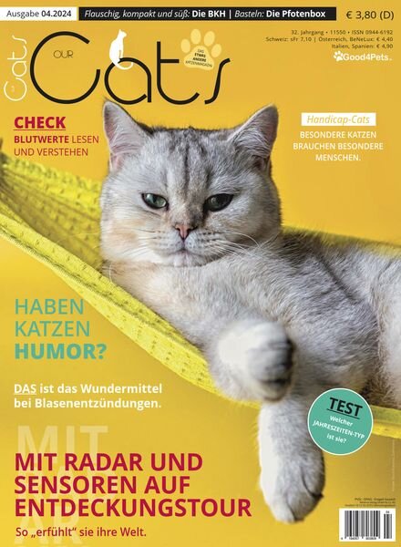 Our Cats – April 2024 Cover