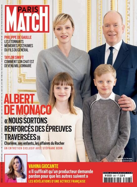 Paris Match – 21 Mars 2024 Cover
