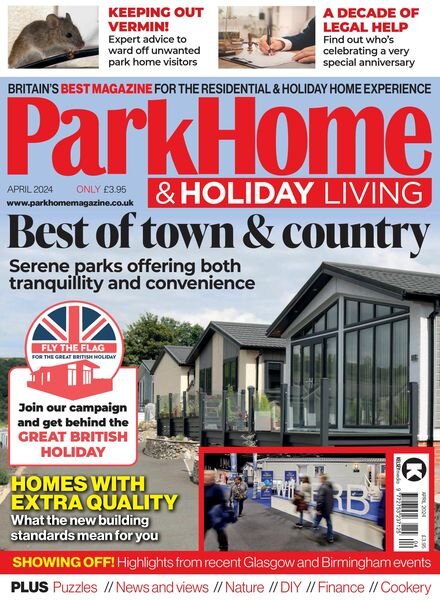 Park Home & Holiday Living – April 2024 Cover
