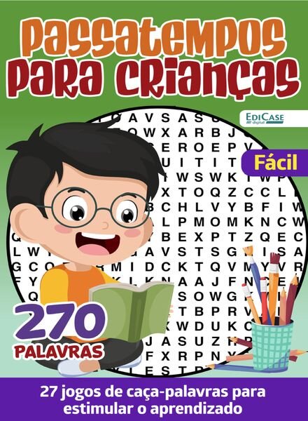 Passatempos para Criancas – Janeiro 2024 Cover