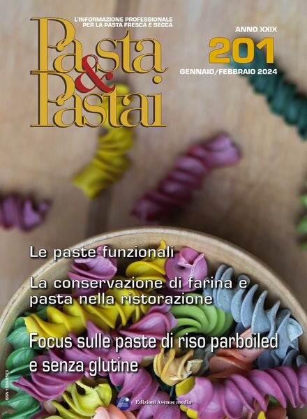 Pasta&Pastai – Gennaio-Febbraio 2024 Cover