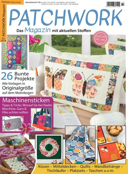 Patchwork Magazin – Marz 2024 Cover
