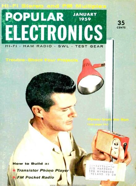 Popular Electronics – 1959-01 Cover