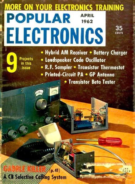 Popular Electronics – 1962-04 Cover
