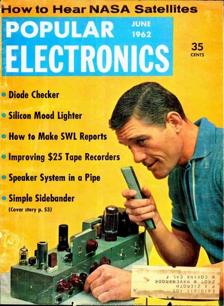 Popular Electronics – 1962-06 Cover