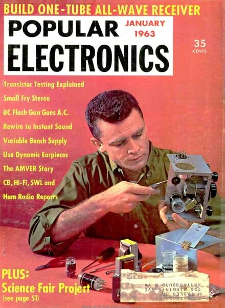 Popular Electronics – 1963-01 Cover