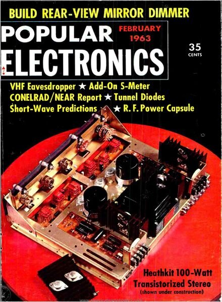 Popular Electronics – 1963-02 Cover