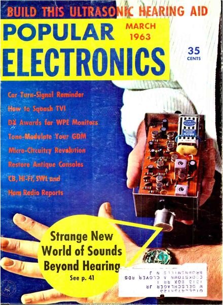 Popular Electronics – 1963-03 Cover