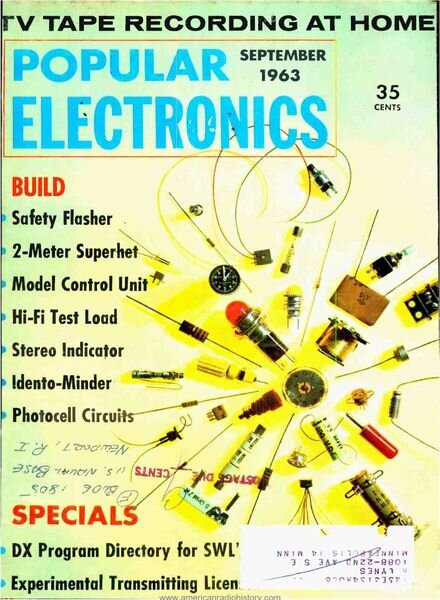 Popular Electronics – 1963-09 Cover