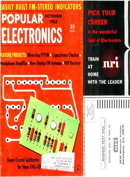 Popular Electronics – 1963-11 Cover