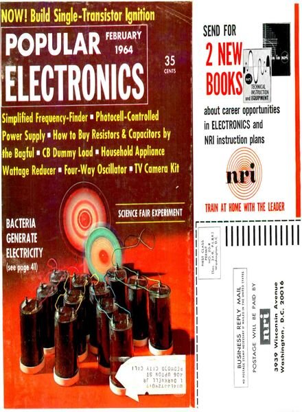 Popular Electronics – 1964-02 Cover