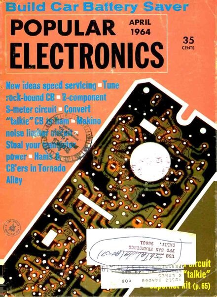 Popular Electronics – 1964-04 Cover