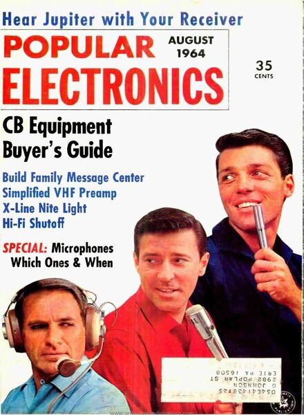 Popular Electronics – 1964-08 Cover