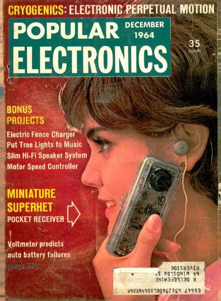 Popular Electronics – 1964-12 Cover