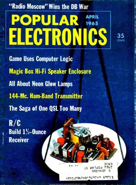 Popular Electronics – 1965-04 Cover