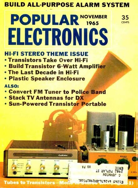 Popular Electronics – 1965-11 Cover