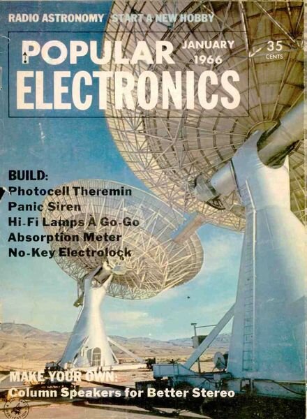 Popular Electronics – 1966-01 Cover