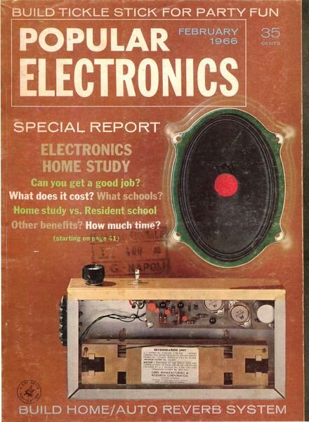 Popular Electronics – 1966-02 Cover