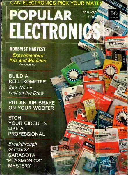 Popular Electronics – 1966-03 Cover
