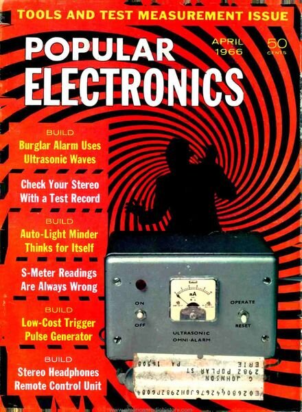 Popular Electronics – 1966-04 Cover