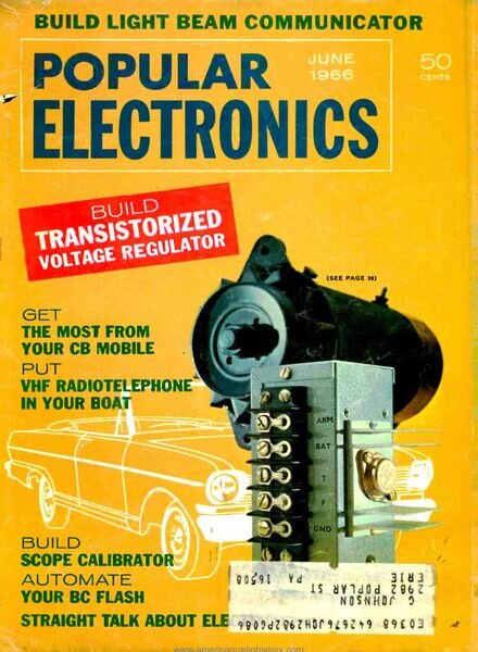 Popular Electronics – 1966-06 Cover