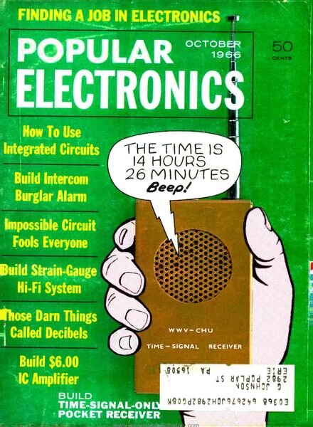 Popular Electronics – 1966-10 Cover