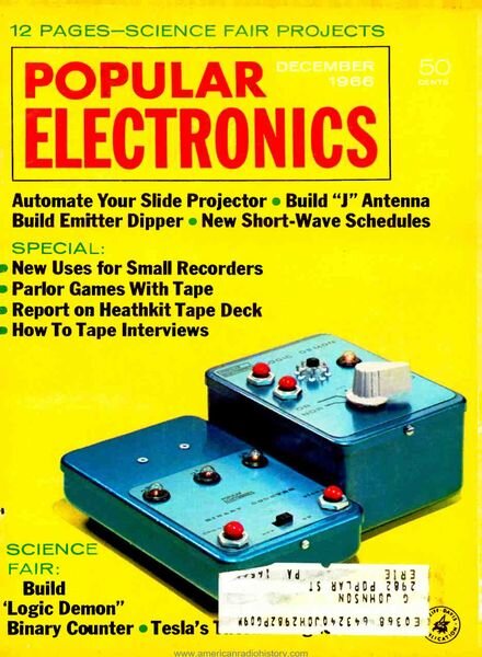 Popular Electronics – 1966-12 Cover