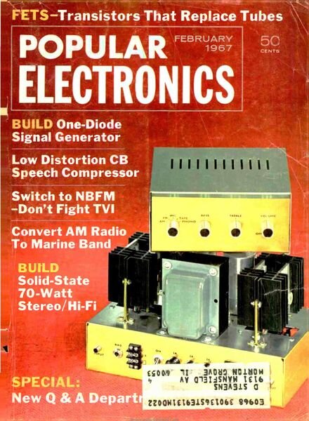 Popular Electronics – 1967-02 Cover