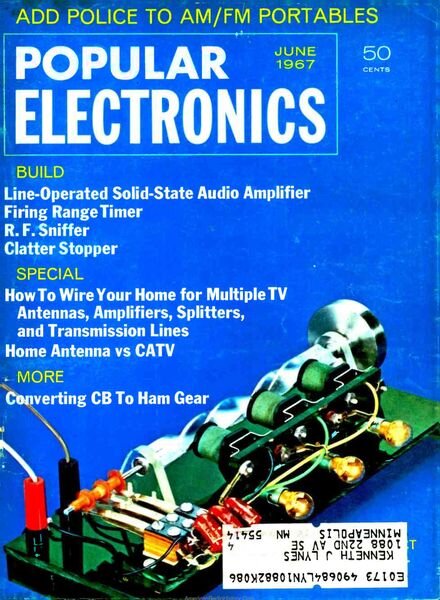 Popular Electronics – 1967-06 Cover